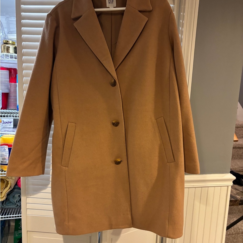 GAP Women's Camel Trench Coat